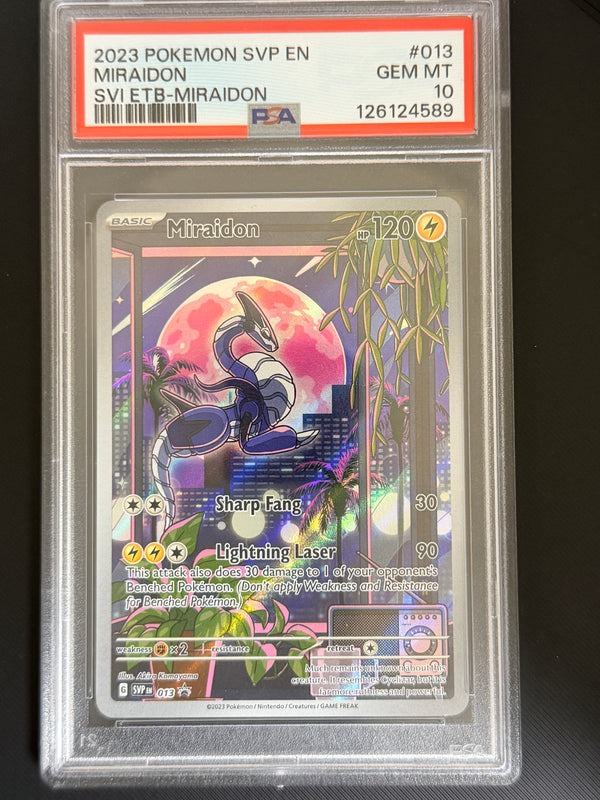 013 Miraidon SV Black Star Promos Promo PSA 10