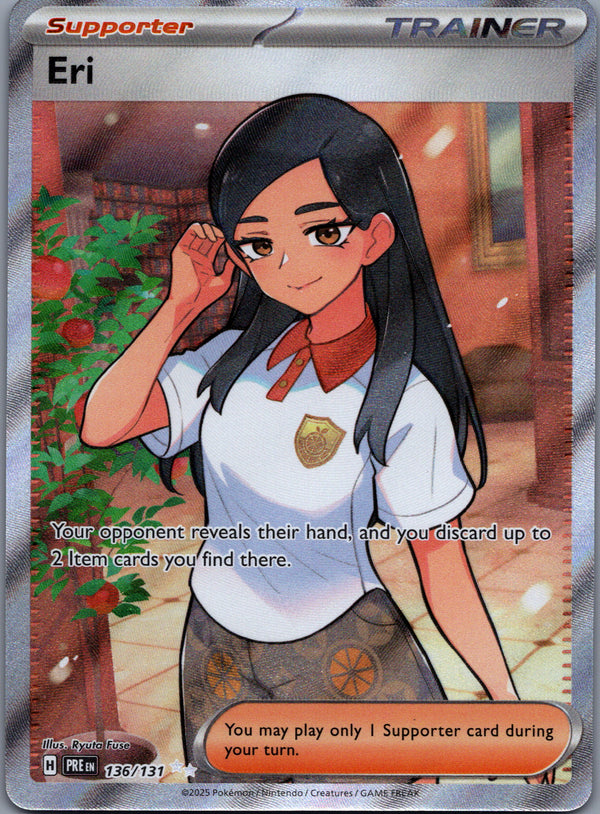 136 Eri Prismatic Evolutions Ultra Rare Near Mint