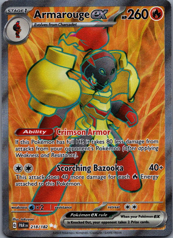218 Armarouge ex Paradox Rift Ultra Rare Near Mint