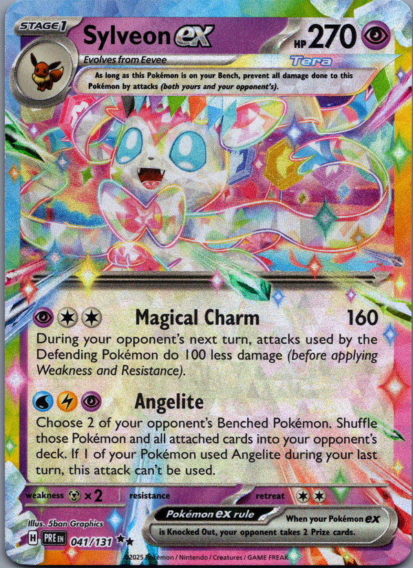 041 Sylveon ex Prismatic Evolutions Double Rare Near Mint