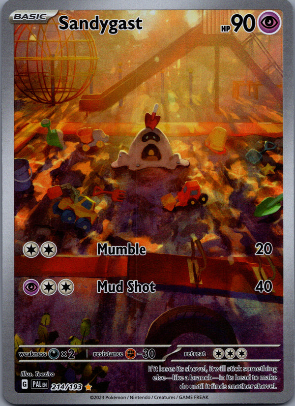 214 Sandygast Paldea Evolved Illustration Rare Near Mint