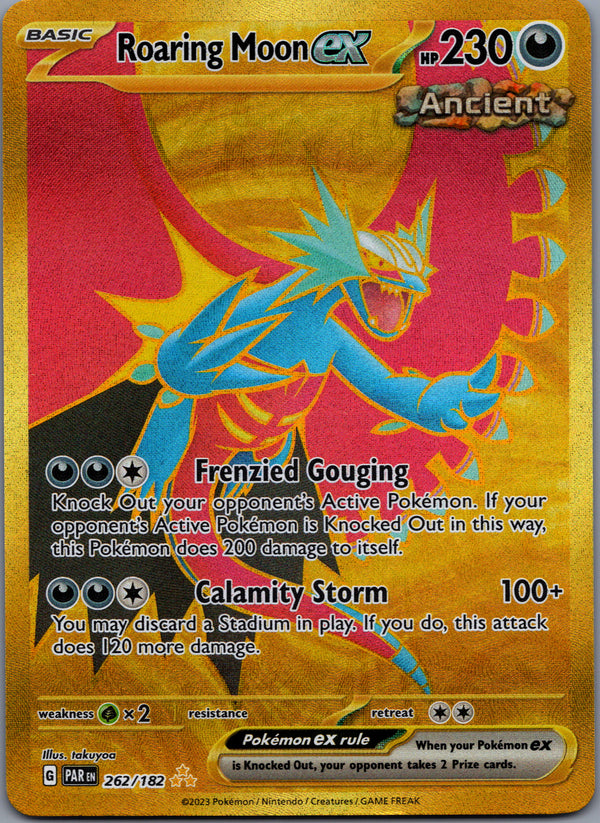 262 Roaring Moon ex Paradox Rift Hyper Rare Near Mint
