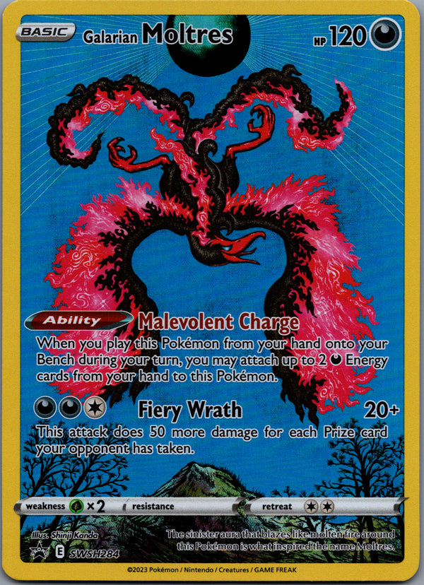 SWSH284 Galarian Moltres SWSH Black Star Promos Promo Near Mint