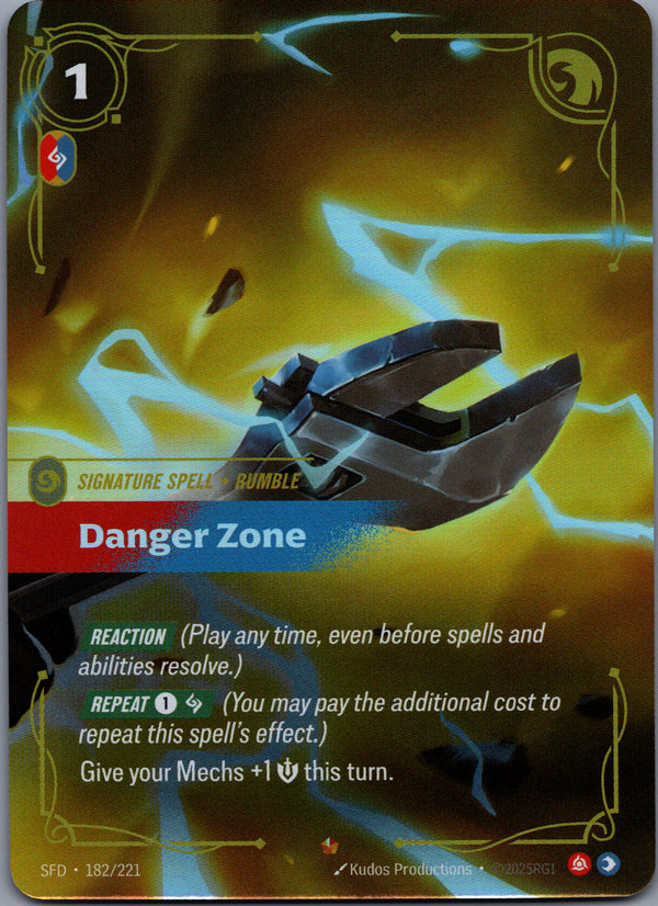 182 Danger Zone Spiritforged Epic Near Mint