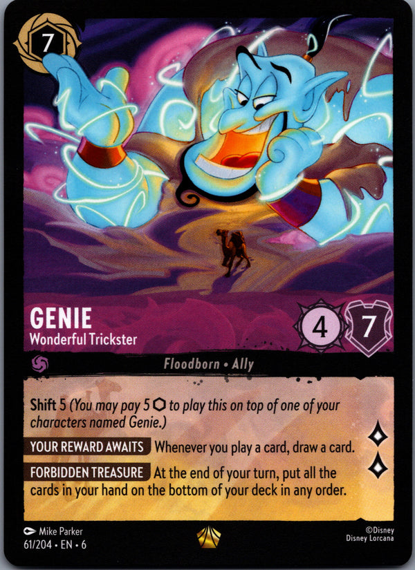 061 Genie - Wonderful Trickster Azurite Sea Legendary Near Mint