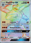 154 Machamp-GX Burning Shadows Rare Rainbow MP