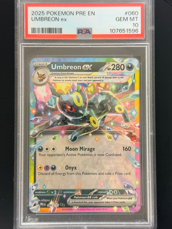 060 Umbreon ex Prismatic Evolutions Double Rare PSA 10