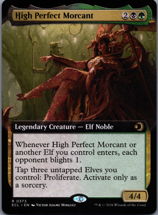 373 High Perfect Morcant Lorwyn Eclipsed Rare Extended Art Near Mint