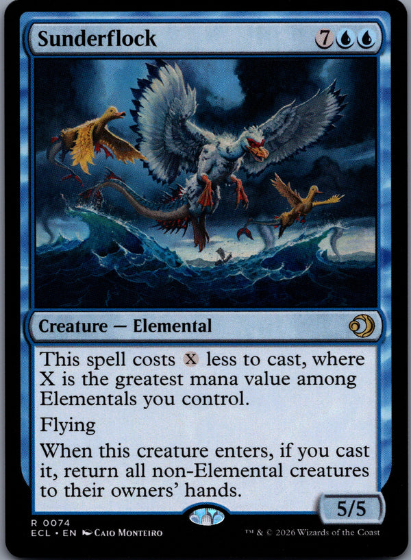 074 Sunderflock Lorwyn Eclipsed Rare Normal Near Mint