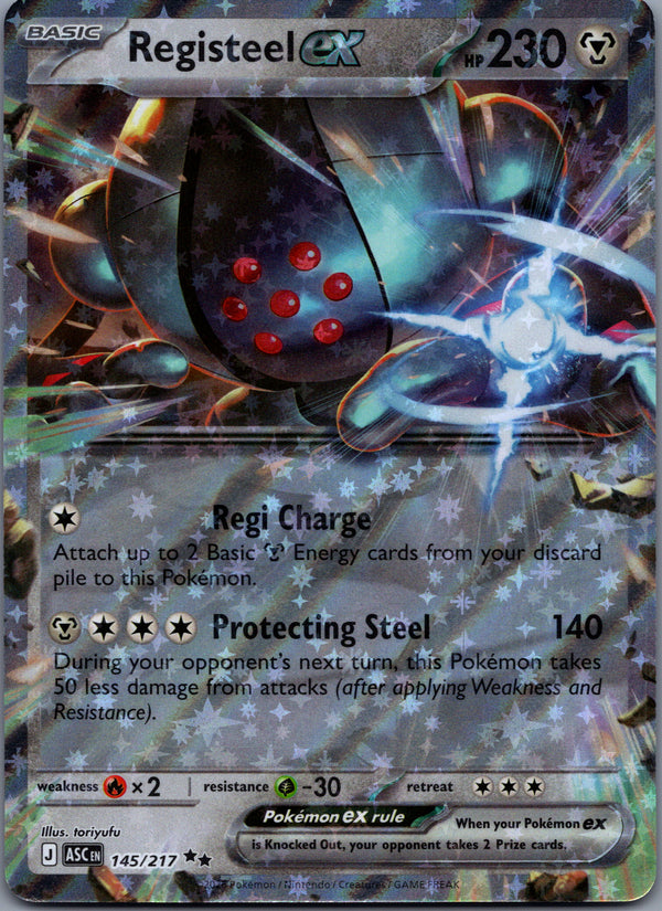 145 Registeel ex Ascended Heroes Double Rare NM