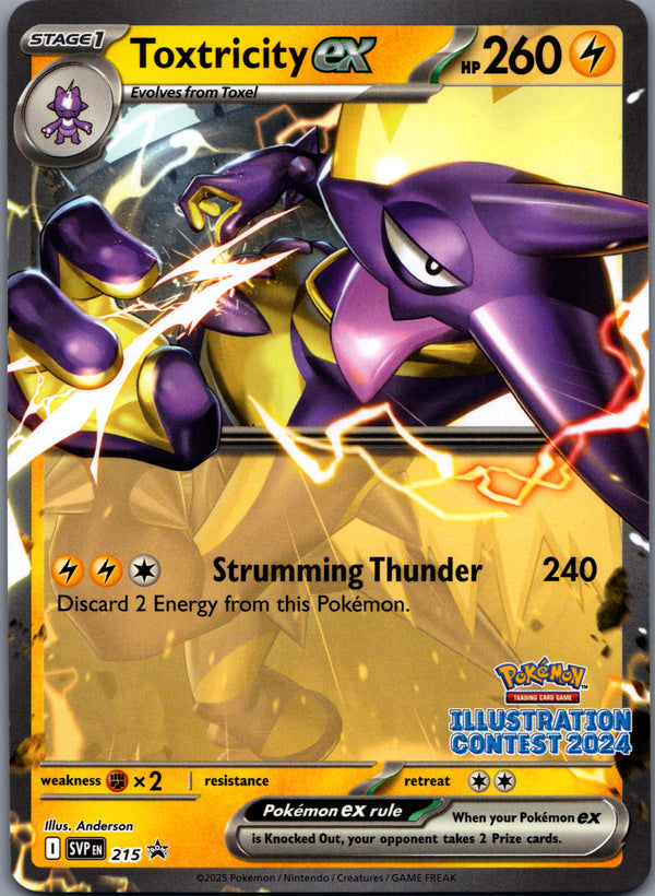 215 Toxtricity ex SV Black Star Promos Promo Near Mint