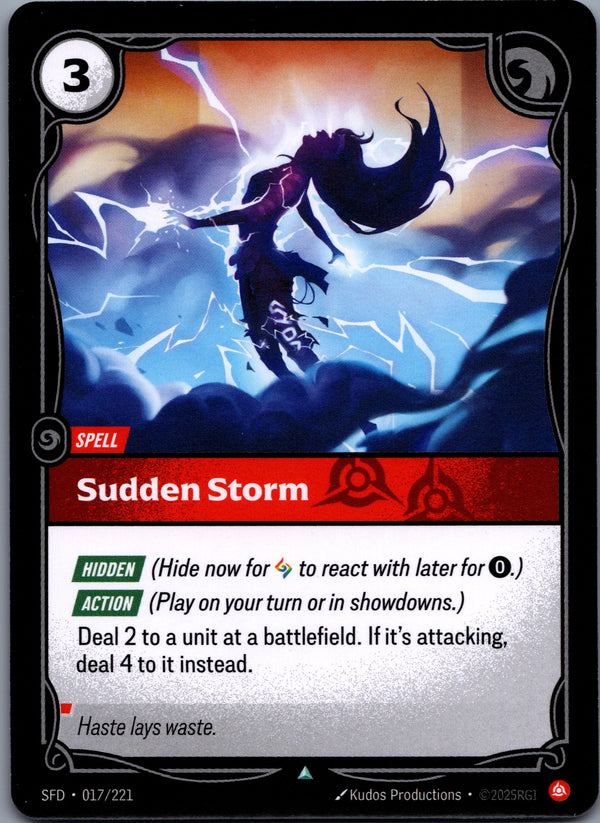017 Sudden Storm Spiritforged Uncommon NM