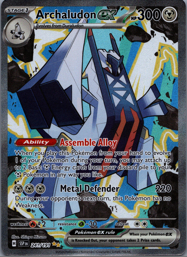 241 Archaludon ex Surging Sparks Special Illustration Rare Near Mint