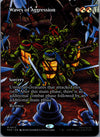 013 Waves of Aggression Teenage Mutant Ninja Turtles Source Material Mythic Borderless Near Mint