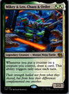 158 Mikey & Leo, Chaos & Order Teenage Mutant Ninja Turtles Rare Normal NM