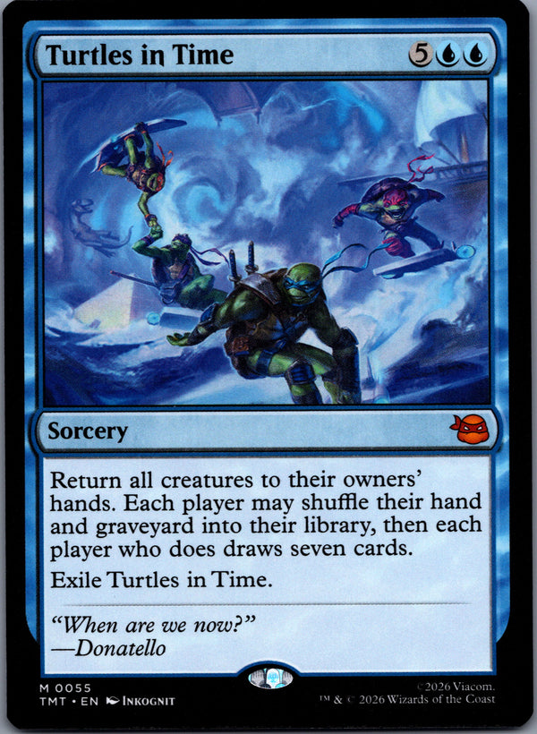 055 Turtles in Time Teenage Mutant Ninja Turtles Mythic Normal NM