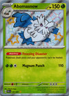 101 Abomasnow Paldean Fates Shiny Rare Near Mint