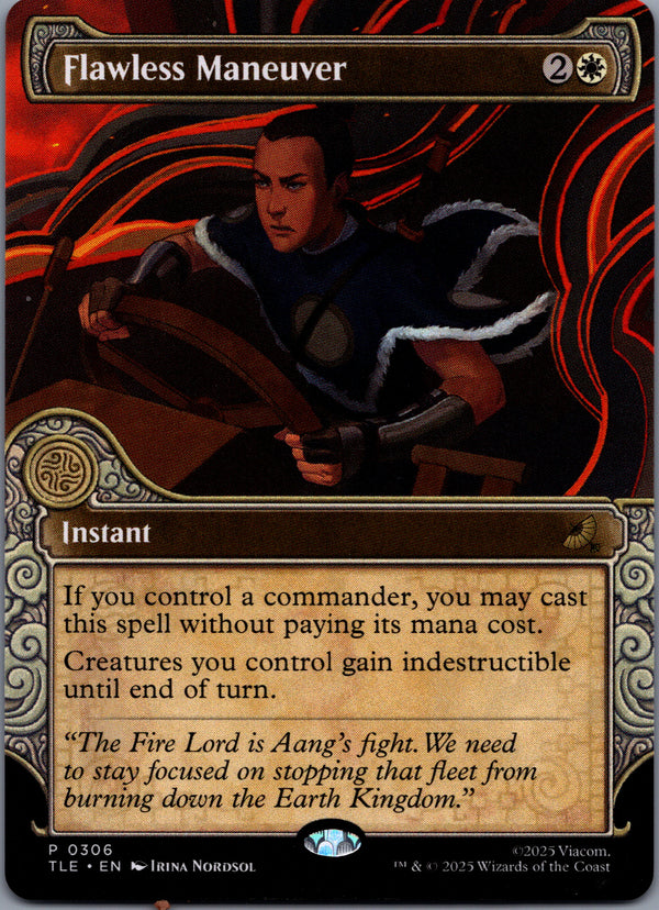306 Flawless Maneuver Avatar The Last Airbender Eternal Rare Showcase Near Mint
