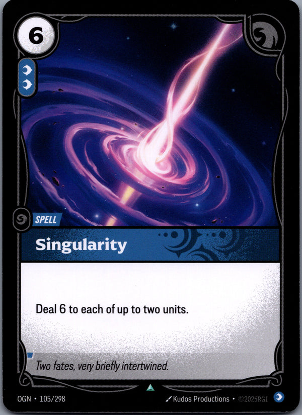 105 Singularity Origins Uncommon Near Mint