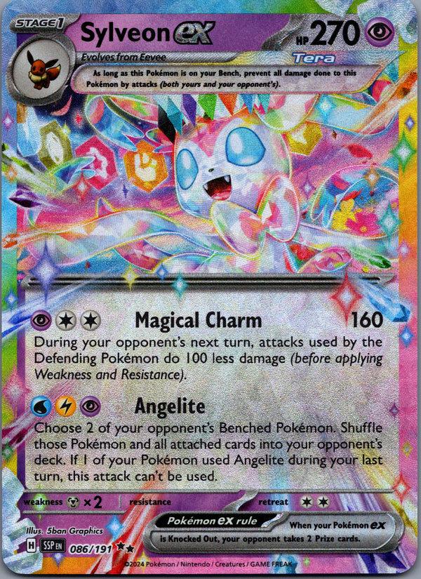 086 Sylveon ex Surging Sparks Double Rare Near Mint