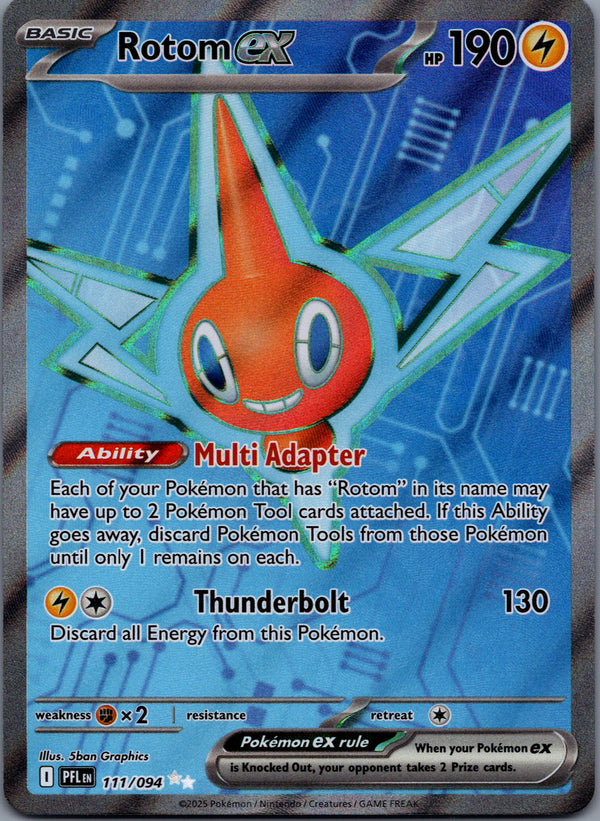 111 Rotom ex Phantasmal Flames Ultra Rare Near Mint