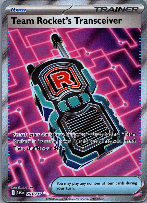 263 Team Rocket's Transceiver Ascended Heroes Ultra Rare NM