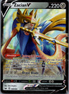 138 Zacian V Sword & Shield Holo Rare V NM
