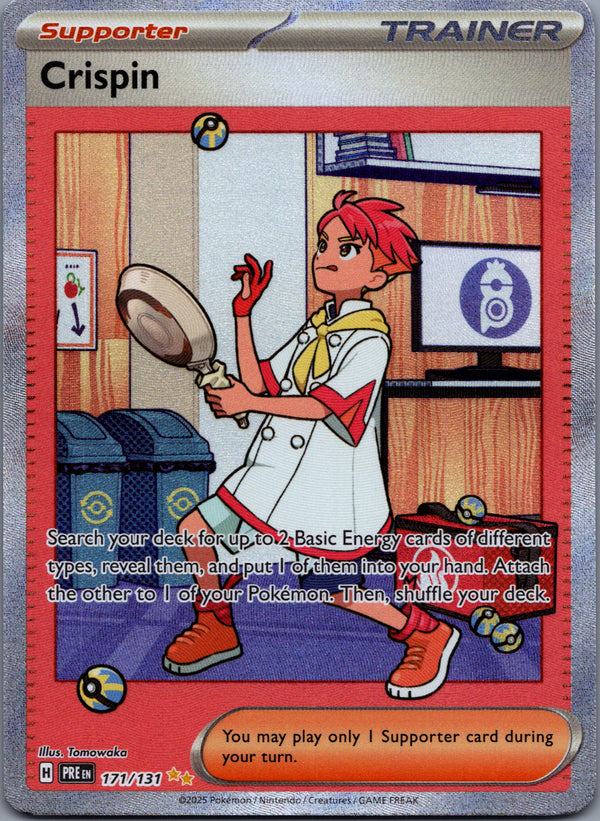 171 Crispin Prismatic Evolutions Special Illustration Rare Near Mint