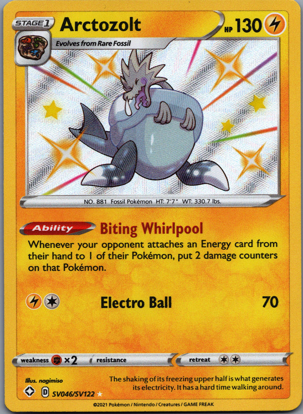 SV046 Arctozolt Shining Fates Rare Shiny Near Mint