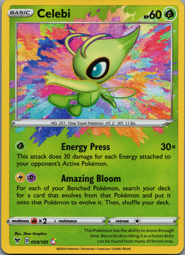 009 Celebi Vivid Voltage Amazing Rare Near Mint