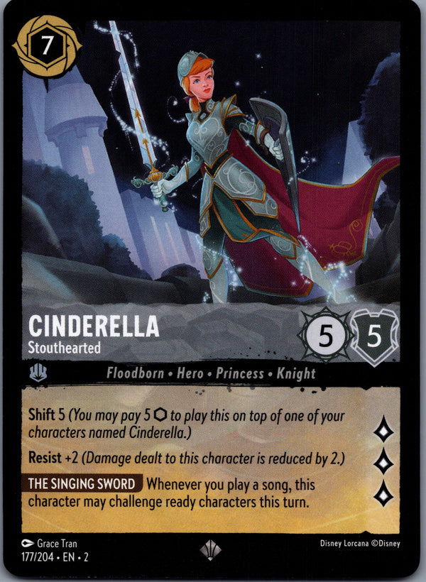 177 Cinderella - Stouthearted Rise of the Floodborn Super Rare NM