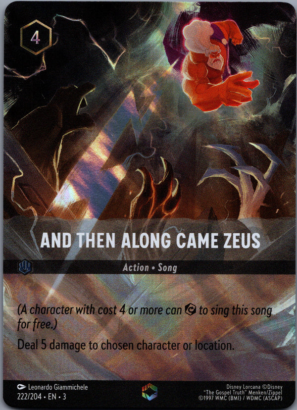 222 And Then Along Came Zeus Into the Inklands Enchanted Near Mint