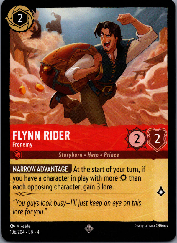 106 Flynn Rider - Frenemy Ursula's Return Super Rare NM