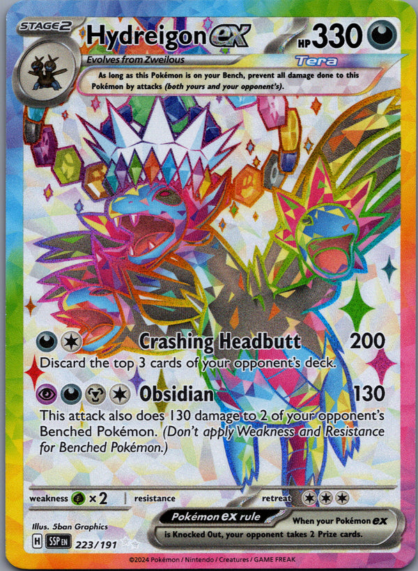 223 Hydreigon ex Surging Sparks Ultra Rare Near Mint