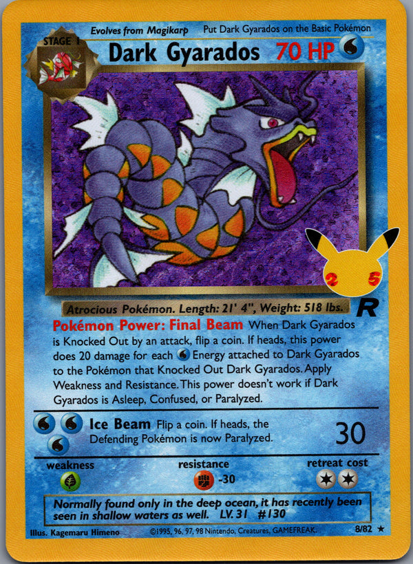 008 Dark Gyarados Celebrations -- Near Mint