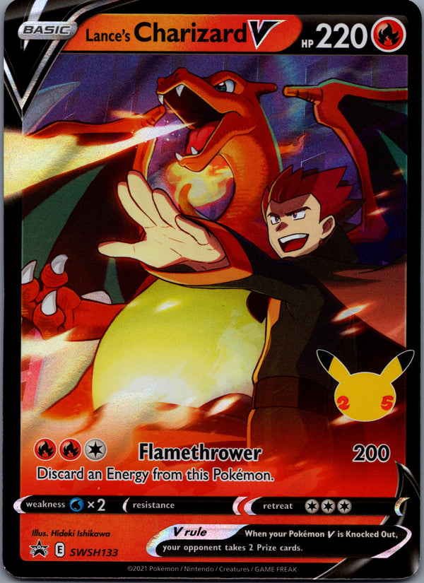 SWSH133 Lance's Charizard V SWSH Black Star Promos Promo NM