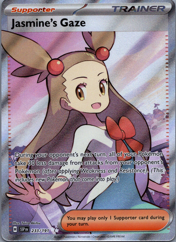 233 Jasmine's Gaze Surging Sparks Ultra Rare Near Mint