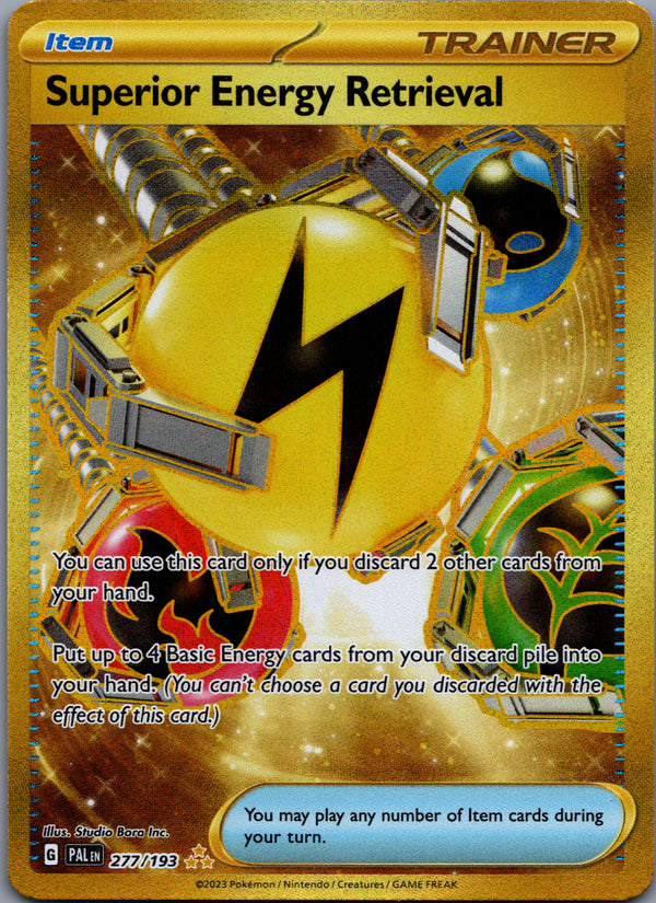277 Superior Energy Retrieval Paldea Evolved Hyper Rare Near Mint