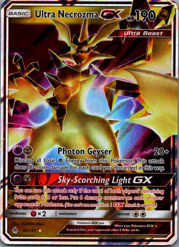 095 Ultra Necrozma-GX Forbidden Light Rare Holo GX HP