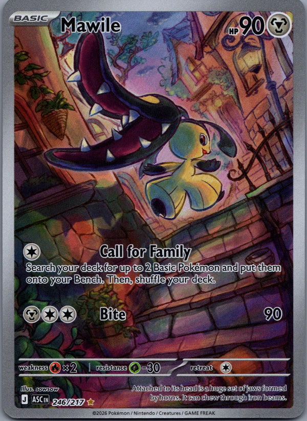 246 Mawile Ascended Heroes Illustration Rare Near Mint