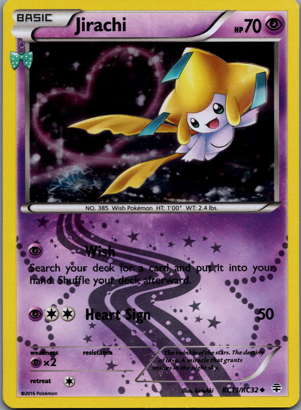 RC13 Jirachi Generations Uncommon Lightly Played