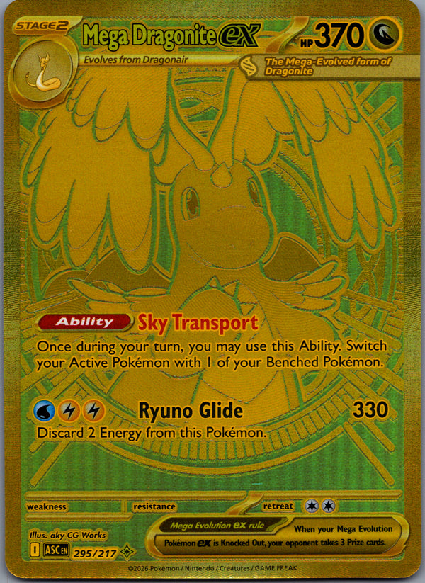 295 Mega Dragonite ex Ascended Heroes Mega Hyper Rare Near Mint
