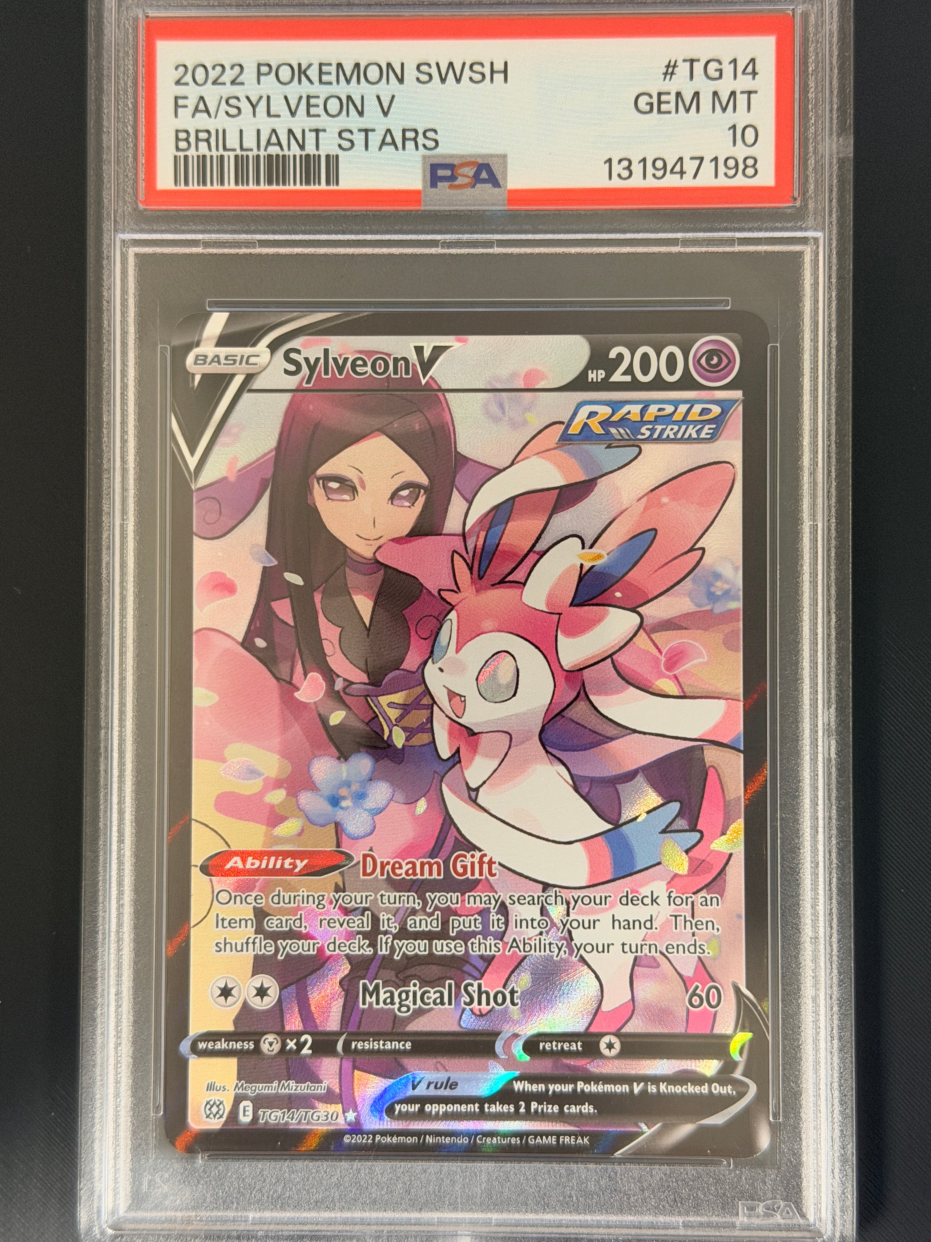 sylveon pokemon card full art TG14 Sylveon V Brilliant Stars Holo Rare V PSA 10 – k0s Card Shop