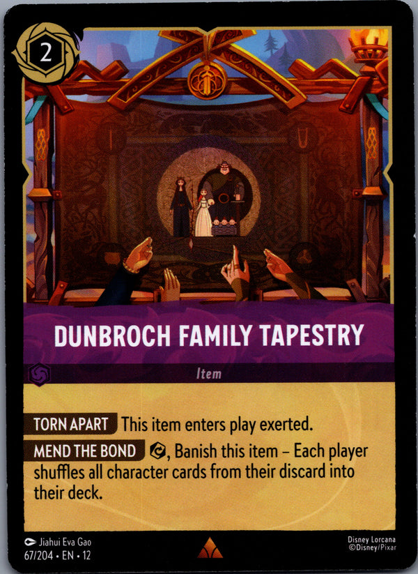 067 DunBroch Family Tapestry Wilds Unknown Rare Near Mint