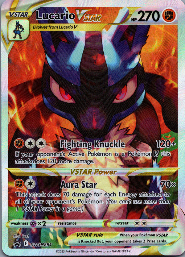 SWSH291 Lucario VSTAR SWSH Black Star Promos Promo Near Mint