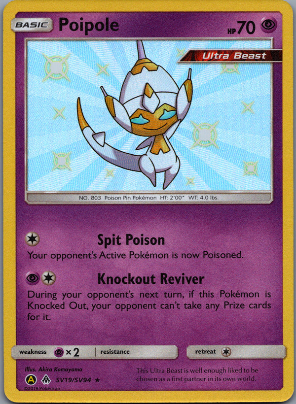 SV19 Poipole Hidden Fates Rare Shiny Near Mint