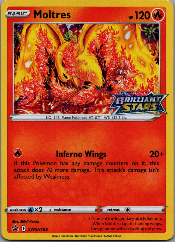 SWSH185 Moltres SWSH Black Star Promos Promo Near Mint