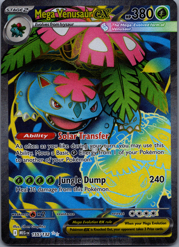 155 Mega Venusaur ex Mega Evolution Ultra Rare Near Mint