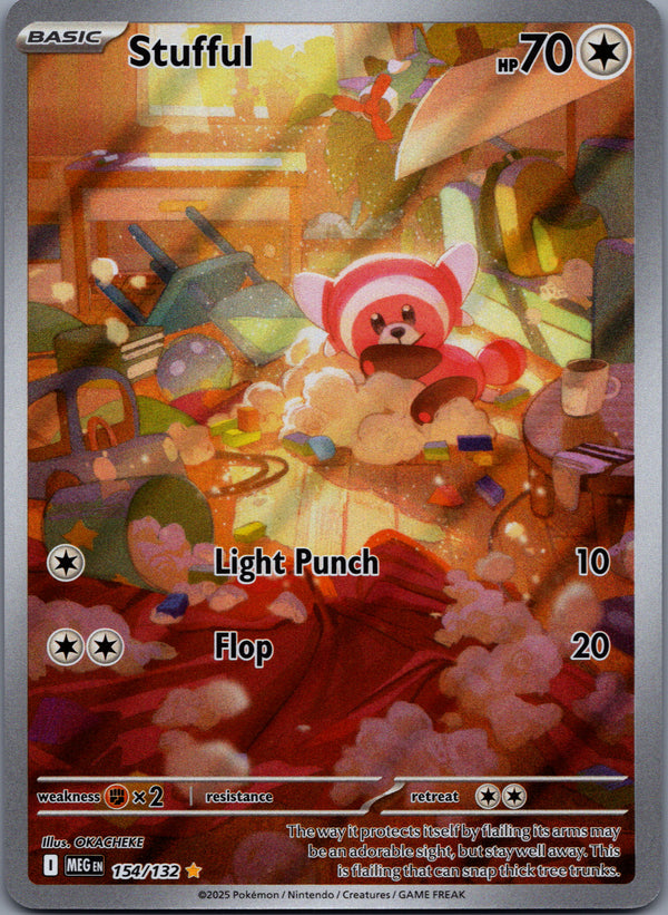 154 Stufful Mega Evolution Illustration Rare Near Mint