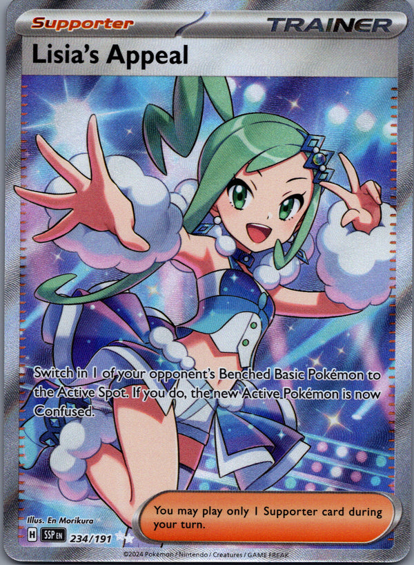 234 Lisia's Appeal Surging Sparks Ultra Rare Near Mint